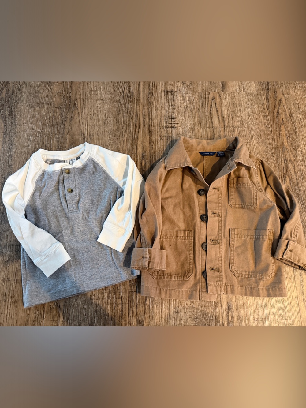 Janie and Jack Tan Brown Chore Jacket
